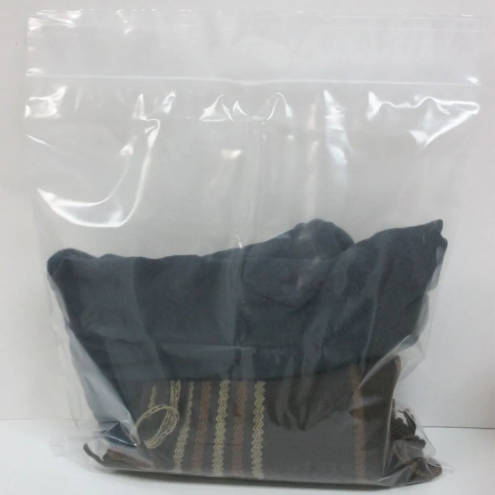 12 Clear Large Bag 15x15 Storage Clothes Shoes Cover Dust Storage Travel Airport