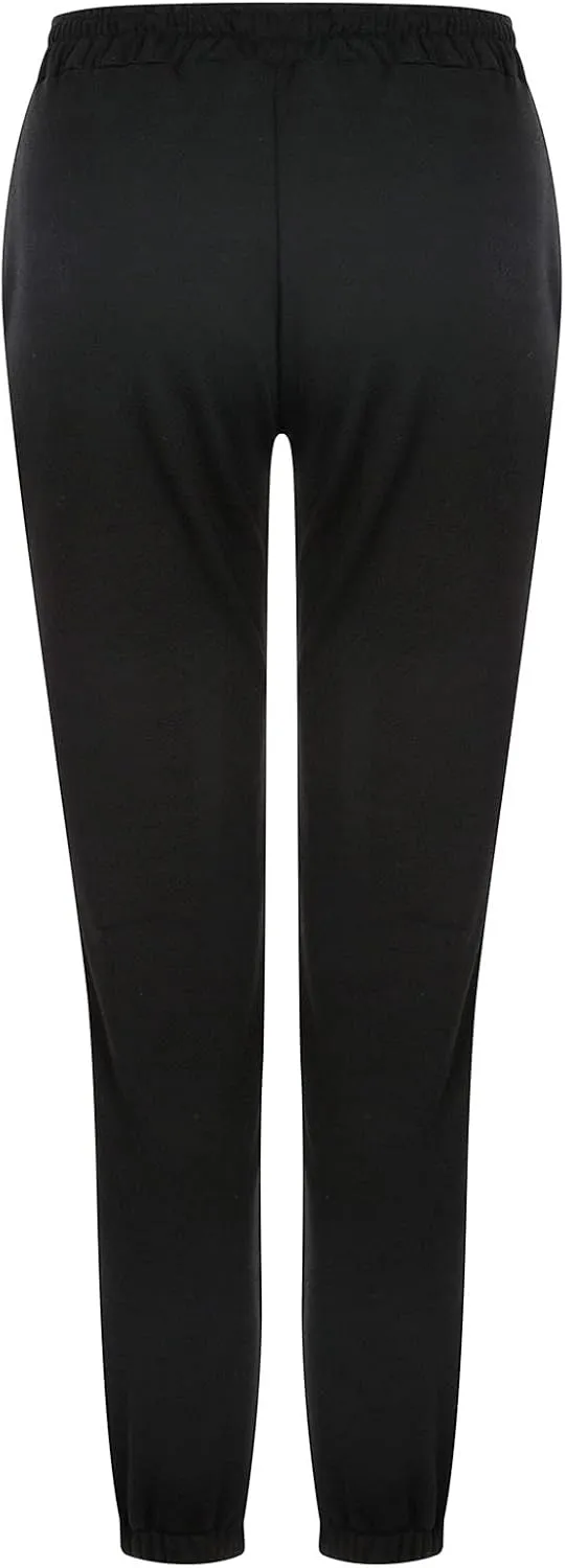 2024 Cinch Bottom Sweatpants Women's Casual High Waisted Pockets Joggers Sport Workout Active Baggy Lounge Trousers