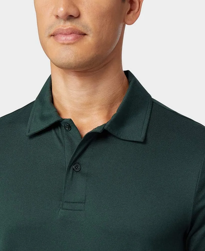 32 Degrees Men's Cool Classic Polo| Slim Fit | Moisture Wicking | 4-Way Stretch |Golf | Tennis