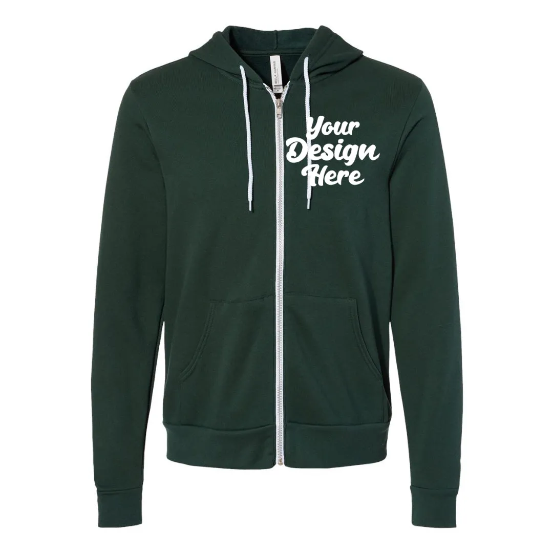 3739 | Unisex Sponge Fleece Full-Zip Hoodie