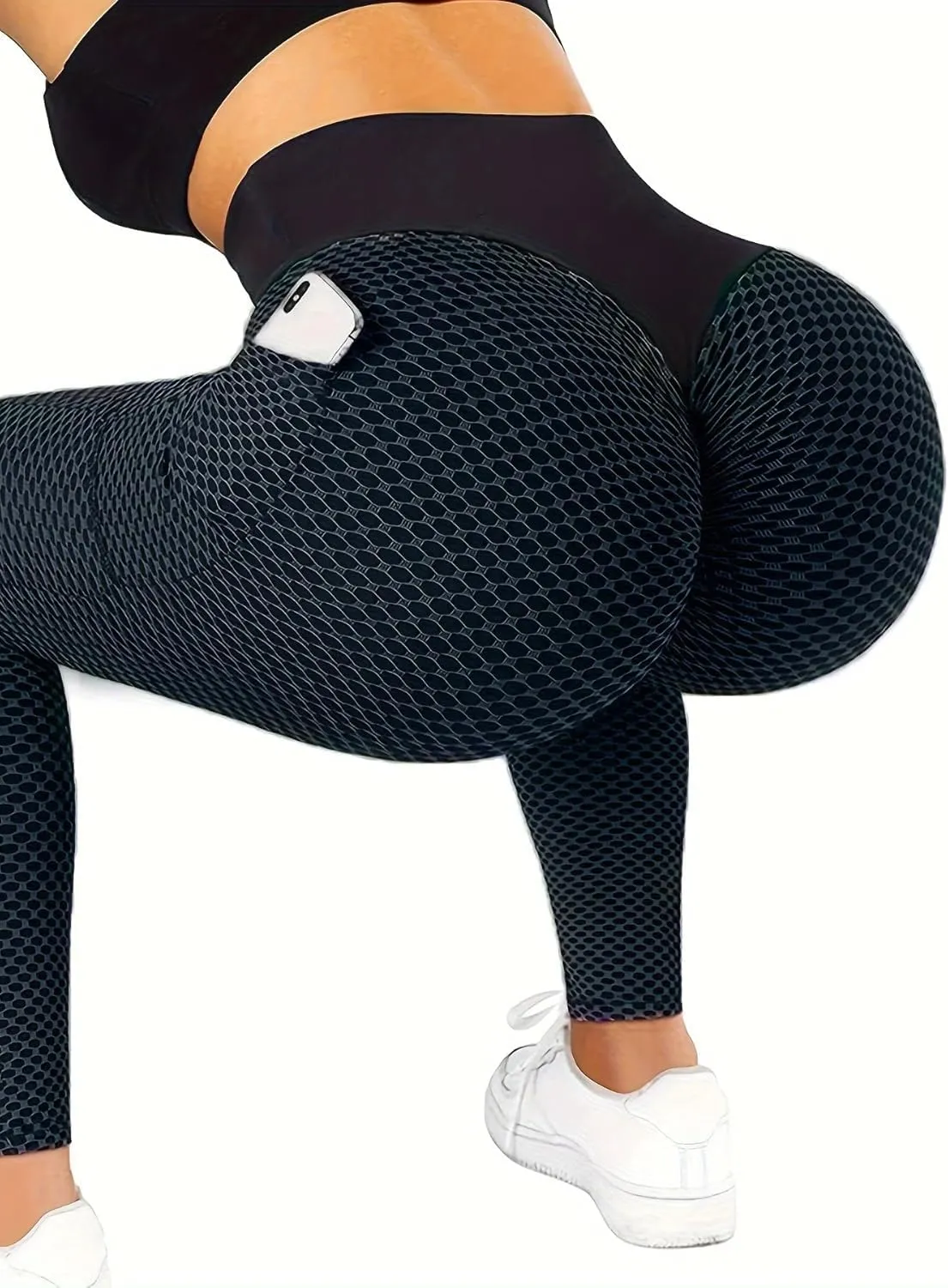 3Pcs Seamless Leggings for Women High Waist Workout Yoga Pants, Scrunch Butt Lifting Elastic Tights