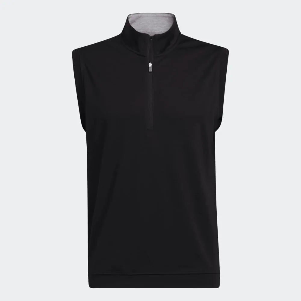 adidas Men's Elevated Quarter Zip Pullover Golf Vest
