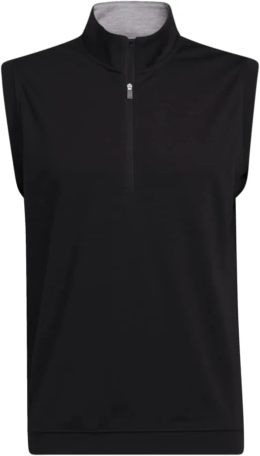 adidas Men's Elevated Quarter Zip Pullover Golf Vest