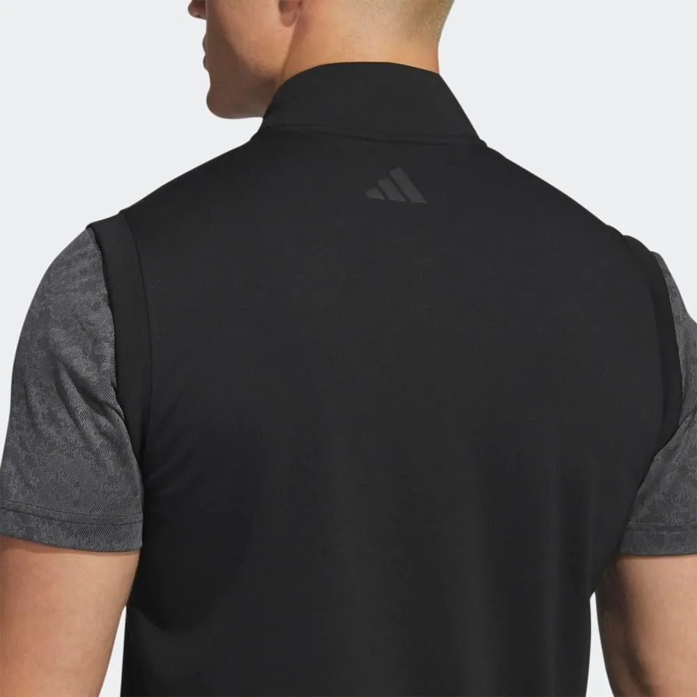 adidas Men's Elevated Quarter Zip Pullover Golf Vest