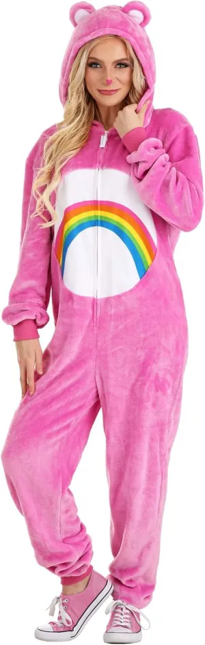 Adult Cheer Bear Care Bear Jumpsuit - XS