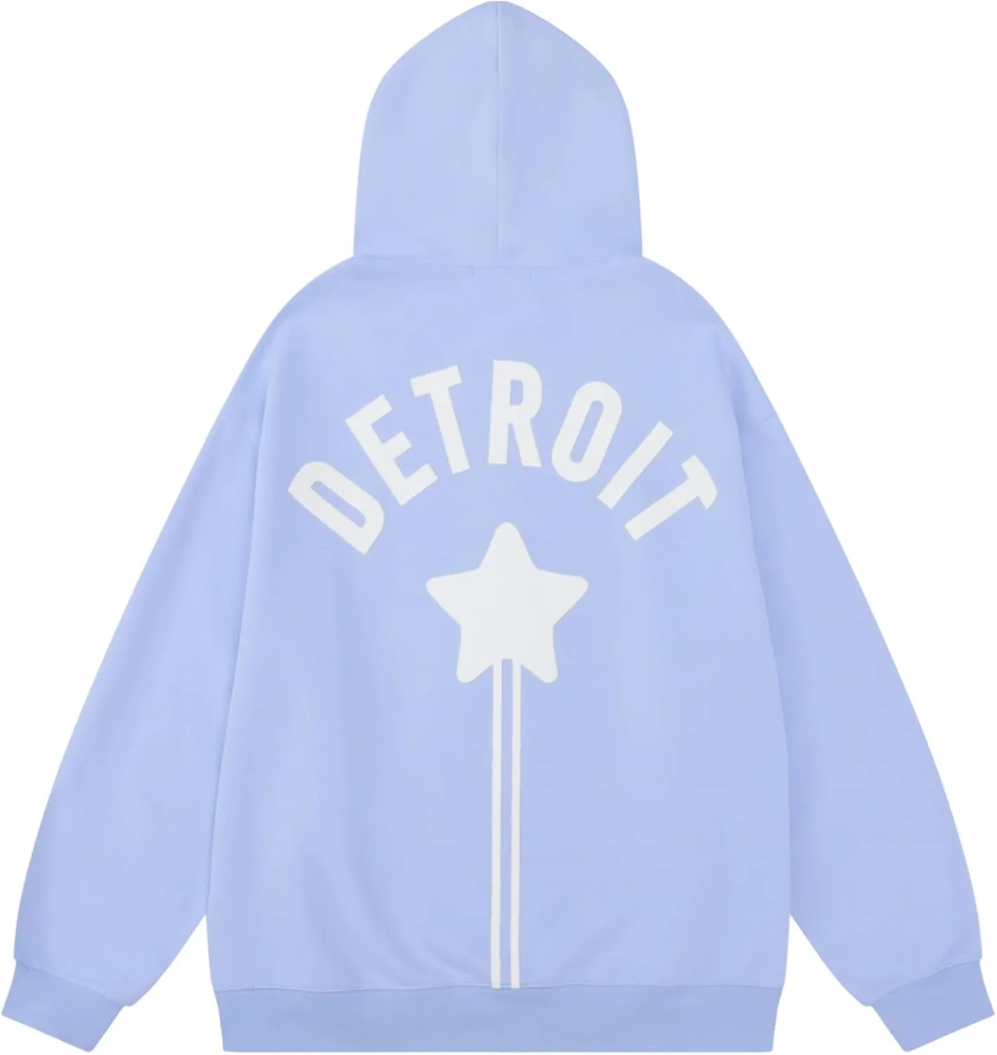 Aelfric Eden Oversized Graphic Hoodies Unisex City Vintage Hooded Sweatshirt Pullover Streetwear Clothes with Pocket