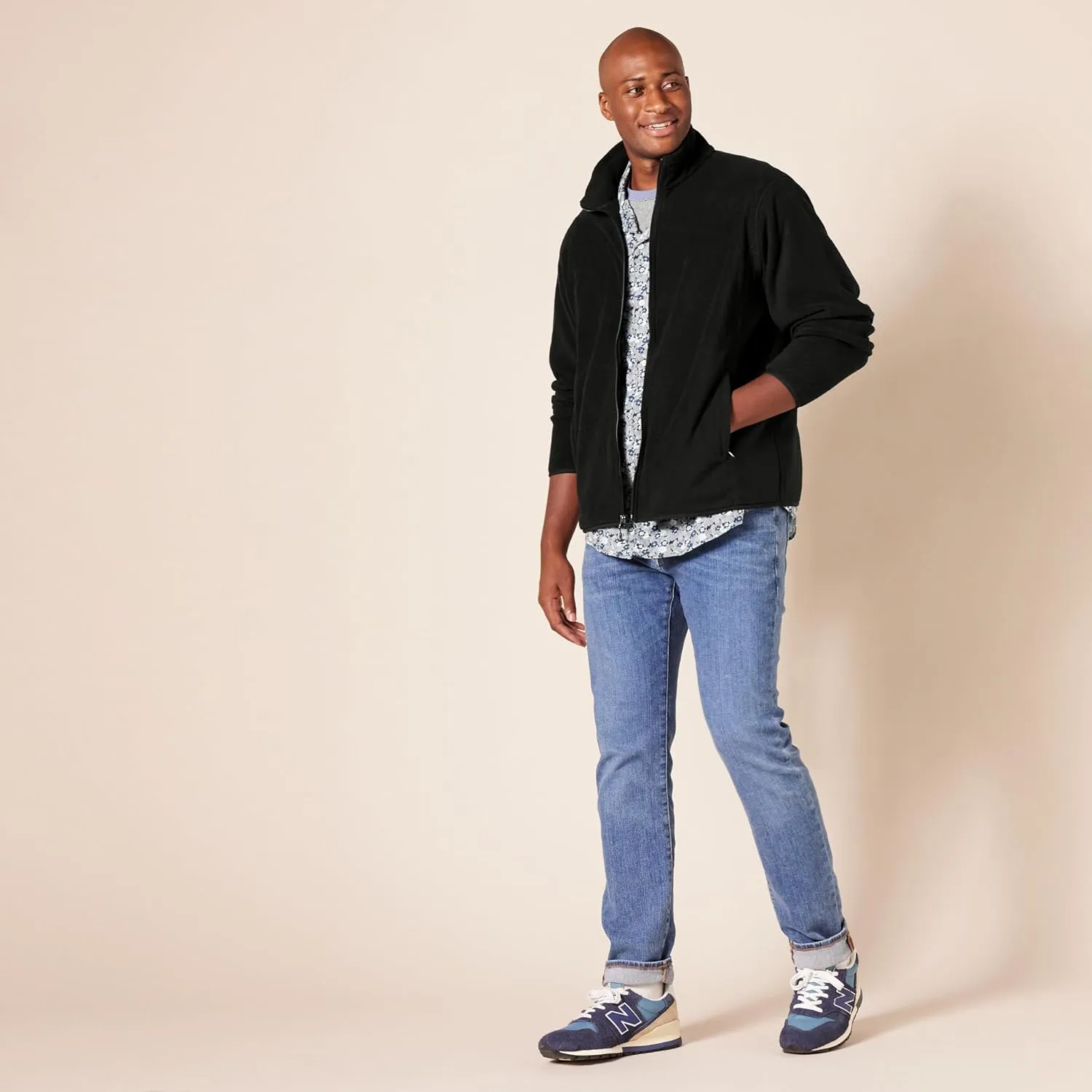 Amazon Essentials Men's Full-Zip Fleece Jacket - Discontinued Colors