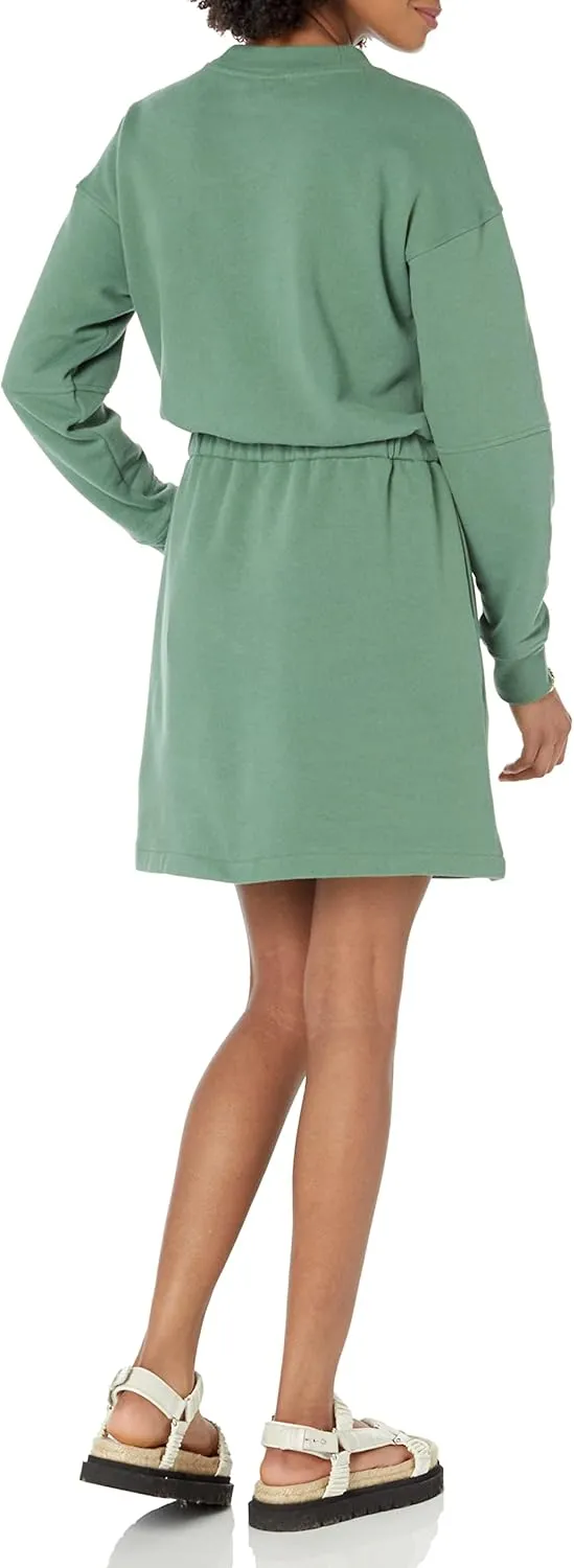 Amazon Essentials Women's Waisted Sweatshirt Dress (Available in Plus Size)
