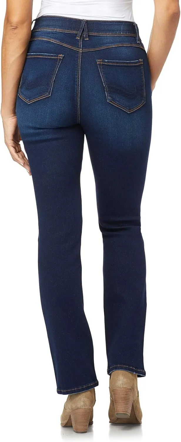 Angels Forever Young 360 Sculpt Bootcut Jeans For Women Figure Enhancing Stretch Denim