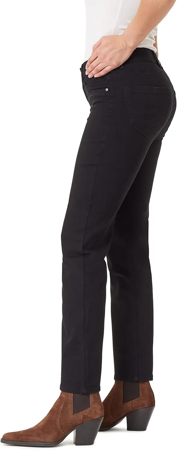 Angels Forever Young Women's 360 Sculpt Mid-Rise Straight Ankle Jeans