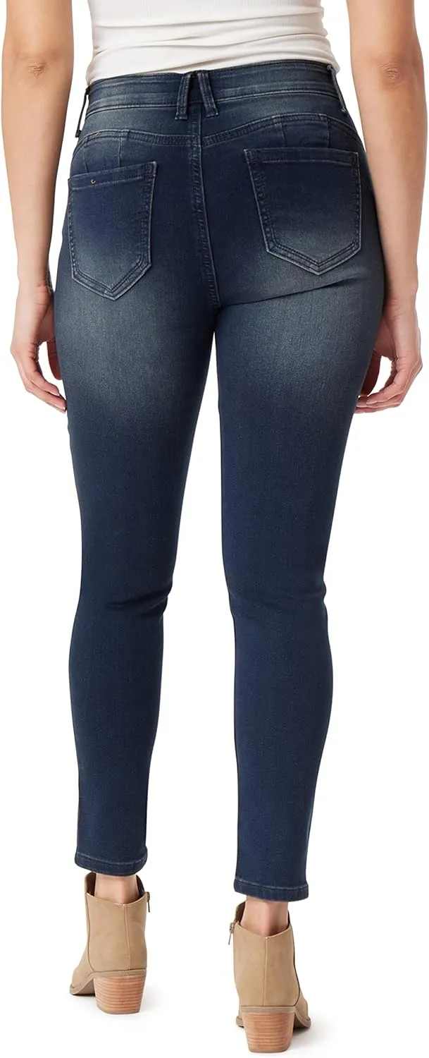Angels Forever Young Women's 360 Sculpt Skinny Mid-Rise Jeans (Standard and Plus)