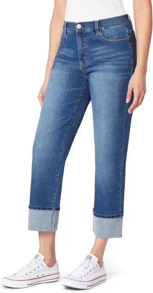 Angels Forever Young Women's Signature Straight Crop Jeans