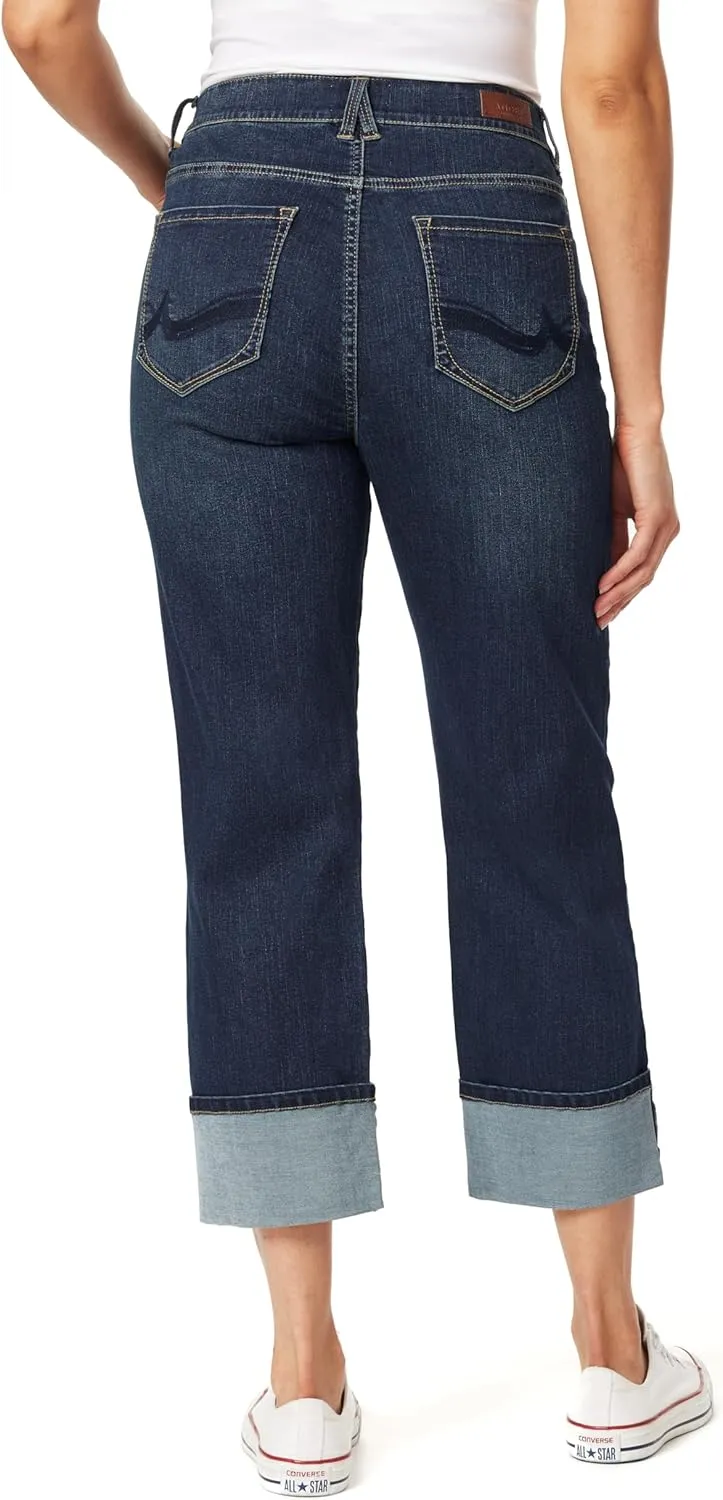 Angels Forever Young Women's Signature Straight Crop Jeans