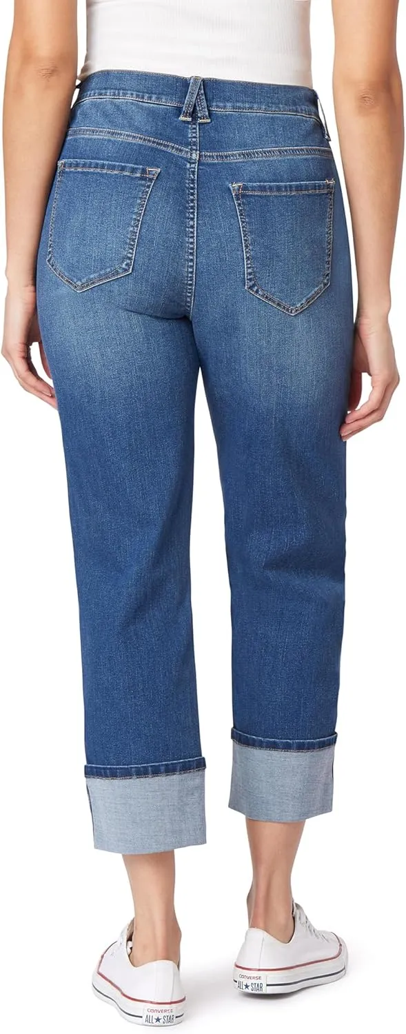Angels Forever Young Women's Signature Straight Crop Jeans