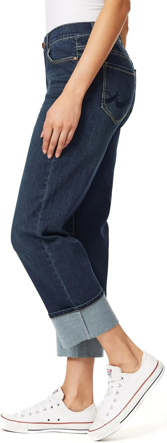 Angels Forever Young Women's Signature Straight Crop Jeans