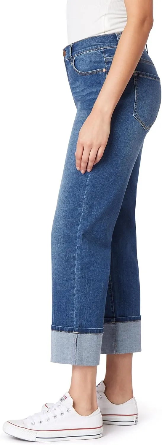 Angels Forever Young Women's Signature Straight Crop Jeans
