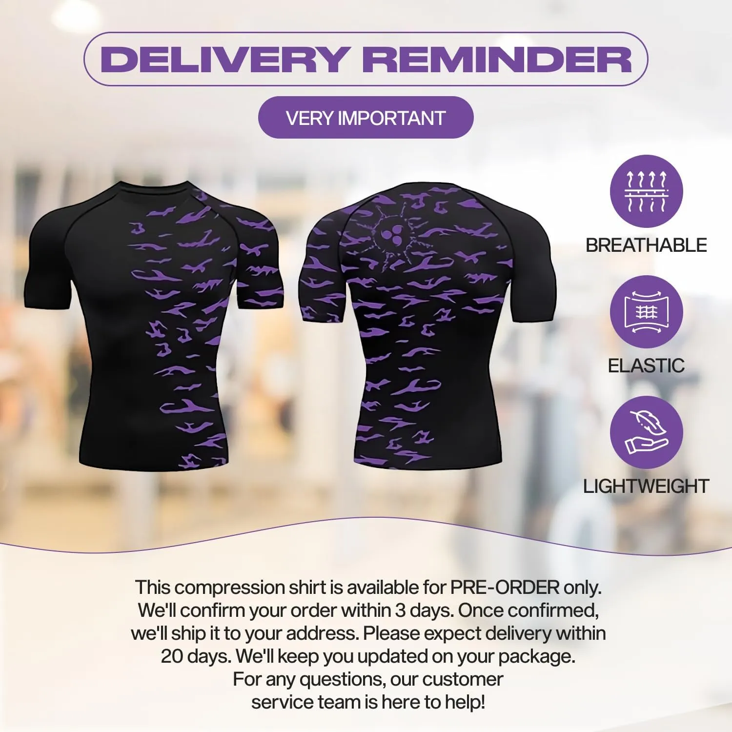 Anime Compression Shirts for Men - Gym Tshirt Wear Athletic Basketball Running Undershirt Workout Gear Top Shirt