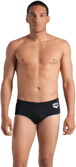 ARENA Men's One Big Logo Low-Waist Swim Short Pool Practice Athletic Swimsuit