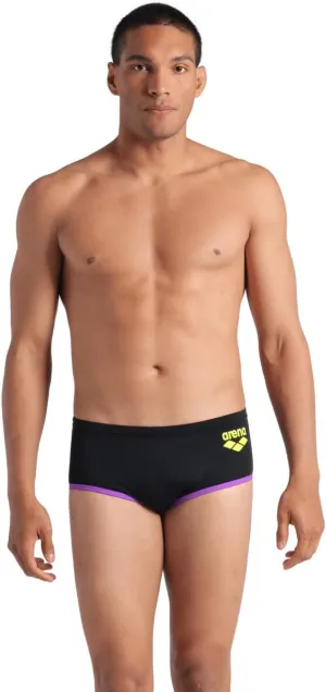 ARENA Men's One Big Logo Low-Waist Swim Short Pool Practice Athletic Swimsuit