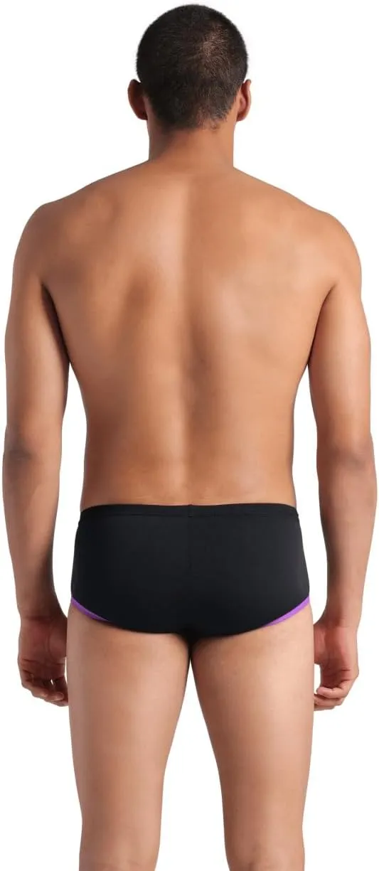 ARENA Men's One Big Logo Low-Waist Swim Short Pool Practice Athletic Swimsuit