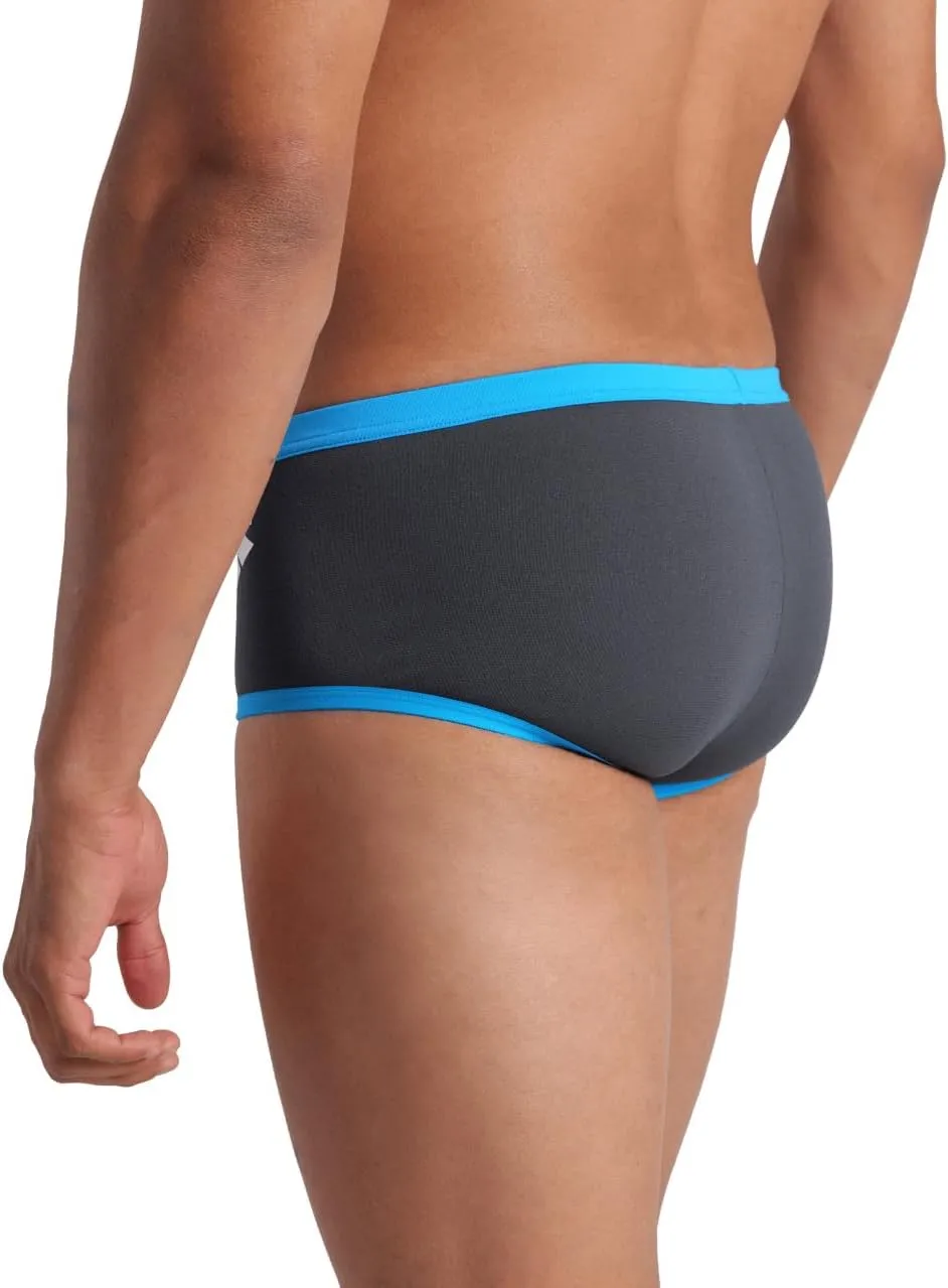 ARENA Men's One Big Logo Low-Waist Swim Short Pool Practice Athletic Swimsuit