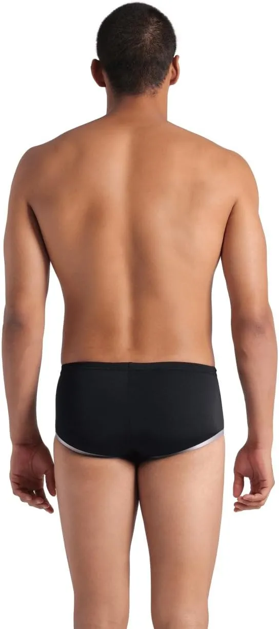 ARENA Men's One Big Logo Low-Waist Swim Short Pool Practice Athletic Swimsuit