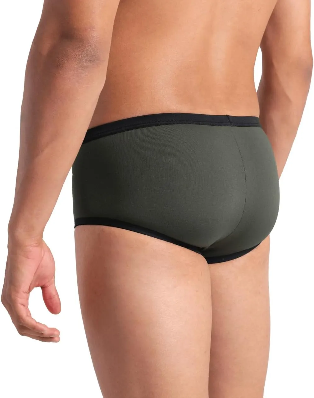 ARENA Men's One Big Logo Low-Waist Swim Short Pool Practice Athletic Swimsuit