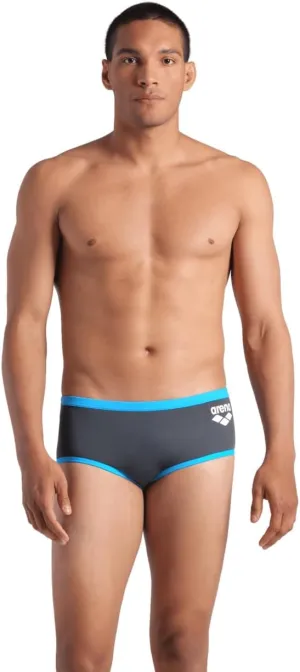 ARENA Men's One Big Logo Low-Waist Swim Short Pool Practice Athletic Swimsuit