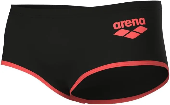 ARENA Men's One Big Logo Low-Waist Swim Short Pool Practice Athletic Swimsuit