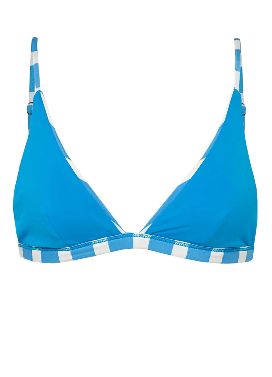 AZURE STRIPES IVY TOP