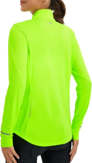 baleaf Women's Lightweight Running Jacket Sun Protection Athletic Full Zip Long Sleeve Shirts UPF 50  Pockets Cycling