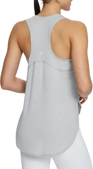 baleaf Women's Workout Tank Tops Loose Fit Racerback Top Sleeveless Shirts Lightweight Yoga Athletic Gym Running