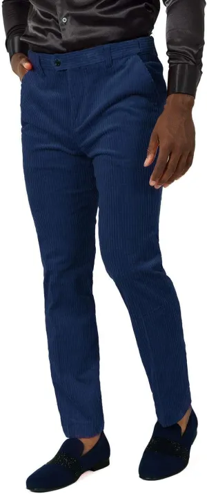 Barabas Men's Premium Corduroy Velvet Solid Color Chino Pants 2CPV1