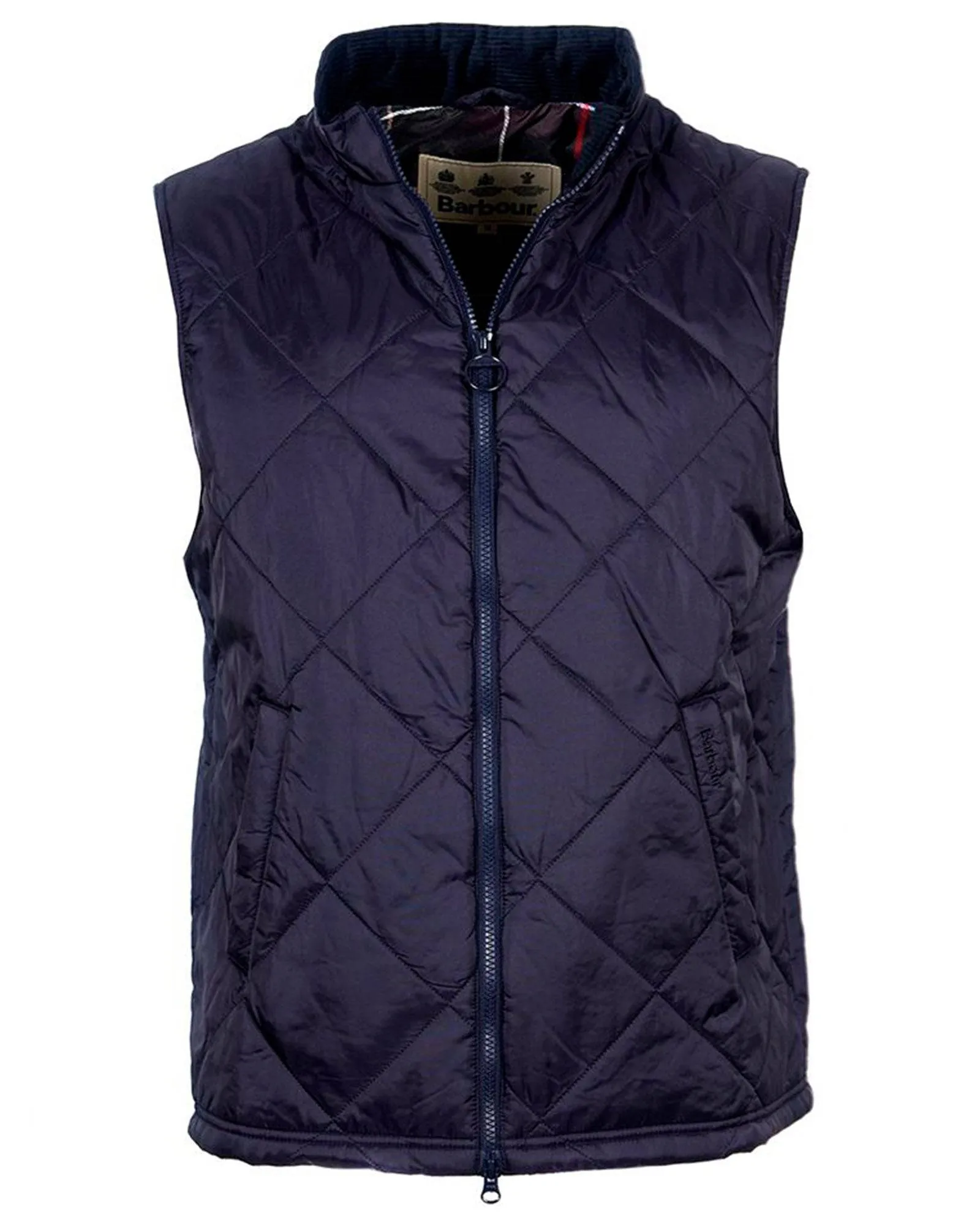 Barbour Finn Gilet Quilted Lightweight Insulated Vest In Navy