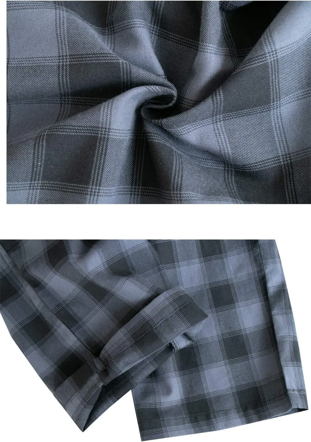 Big Boy's Cotton Plaid Pajama Pants Lounge Long Pants Loose Size 8 10 12 14 16