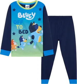 Bluey Boys Long Sleeve Pajama Set, Sleepwear Pajamas For Kids - Gifts For Boys