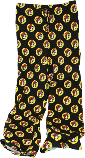 Buc-ee's Black Printed Pajama Pant Sleepwear for Adults, Men and Women (Xlarge)