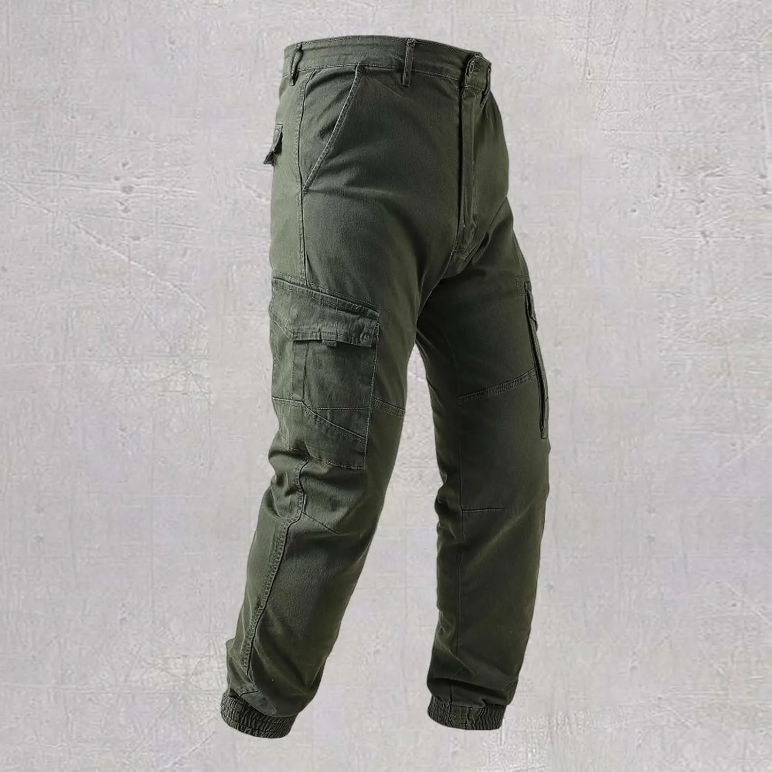 Cargo Work Pants Men Men's Drawstring Workwear Solid Colour Trousers Men's Casual Pantalones para Hombre De Trabajo