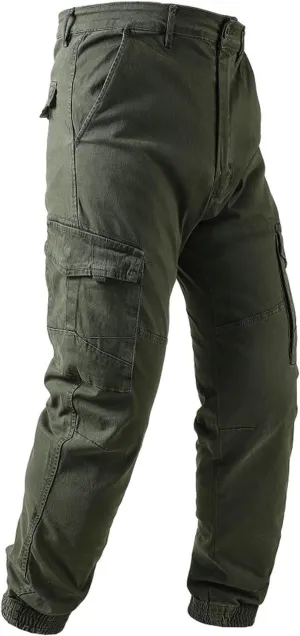Cargo Work Pants Men Men's Drawstring Workwear Solid Colour Trousers Men's Casual Pantalones para Hombre De Trabajo