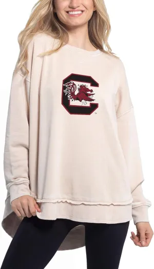 chicka-d Women's Burnout Campus Pullover