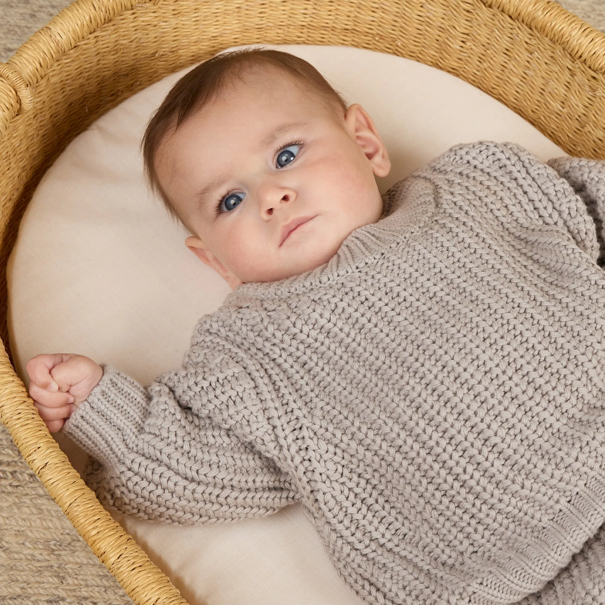 Chunky Knit Sweater - Fog