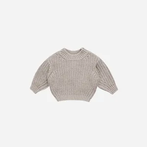 Chunky Knit Sweater - Fog