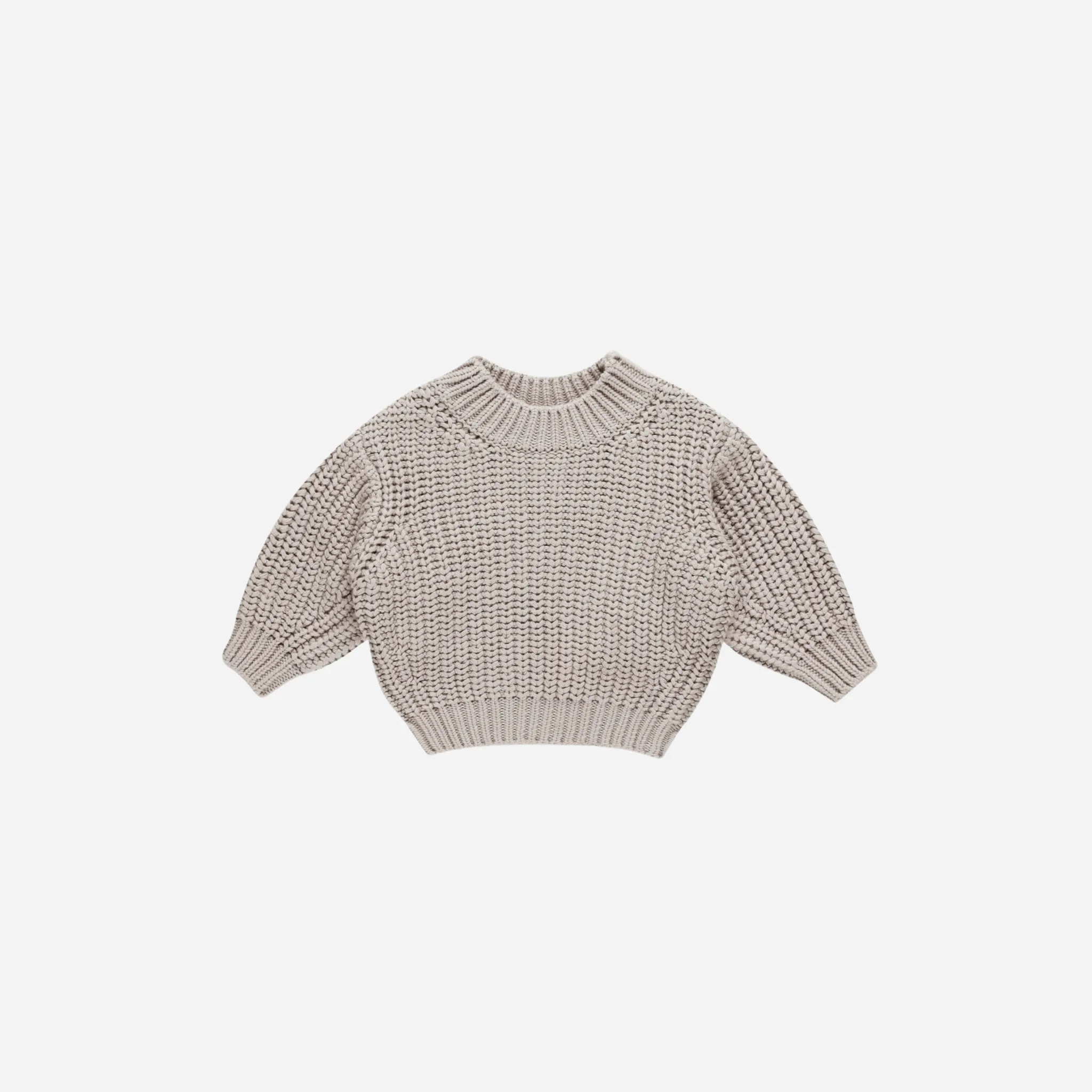 Chunky Knit Sweater - Fog