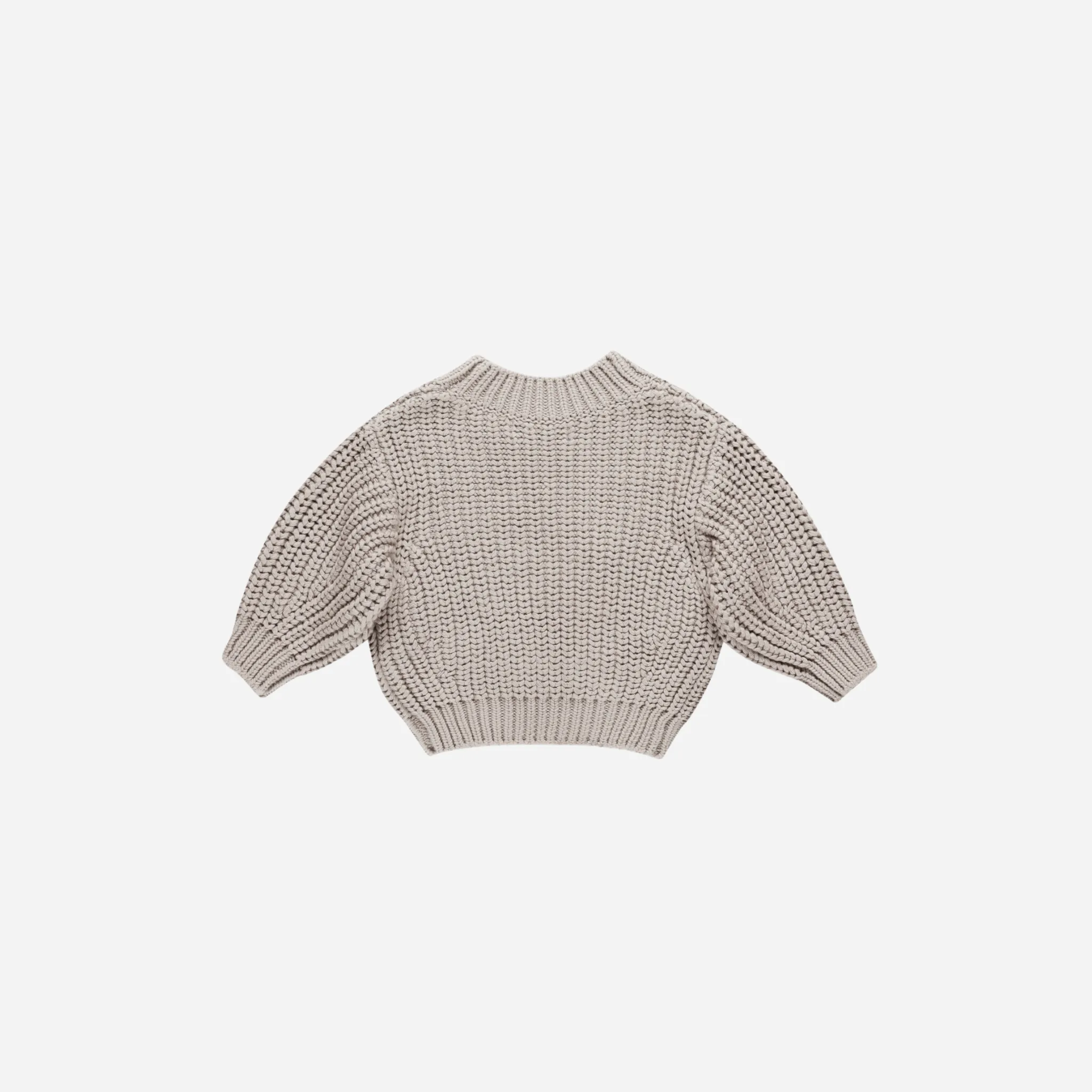 Chunky Knit Sweater - Fog