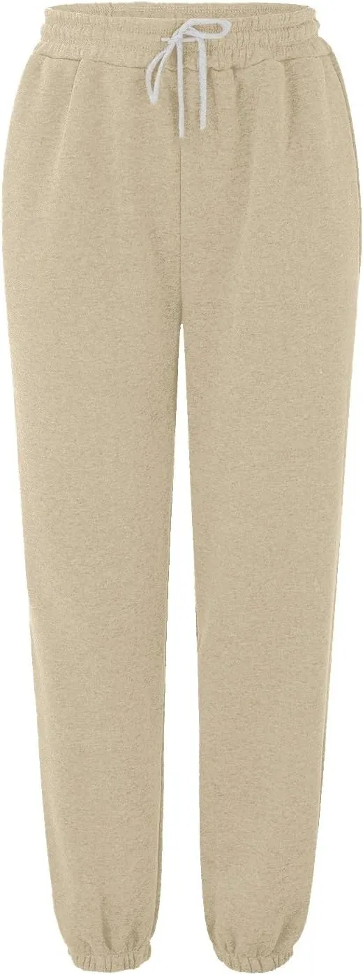 Cinch Bottom Sweatpants 2024 Women's Casual High Waisted Pockets Joggers Sport Workout Active Baggy Lounge Trousers
