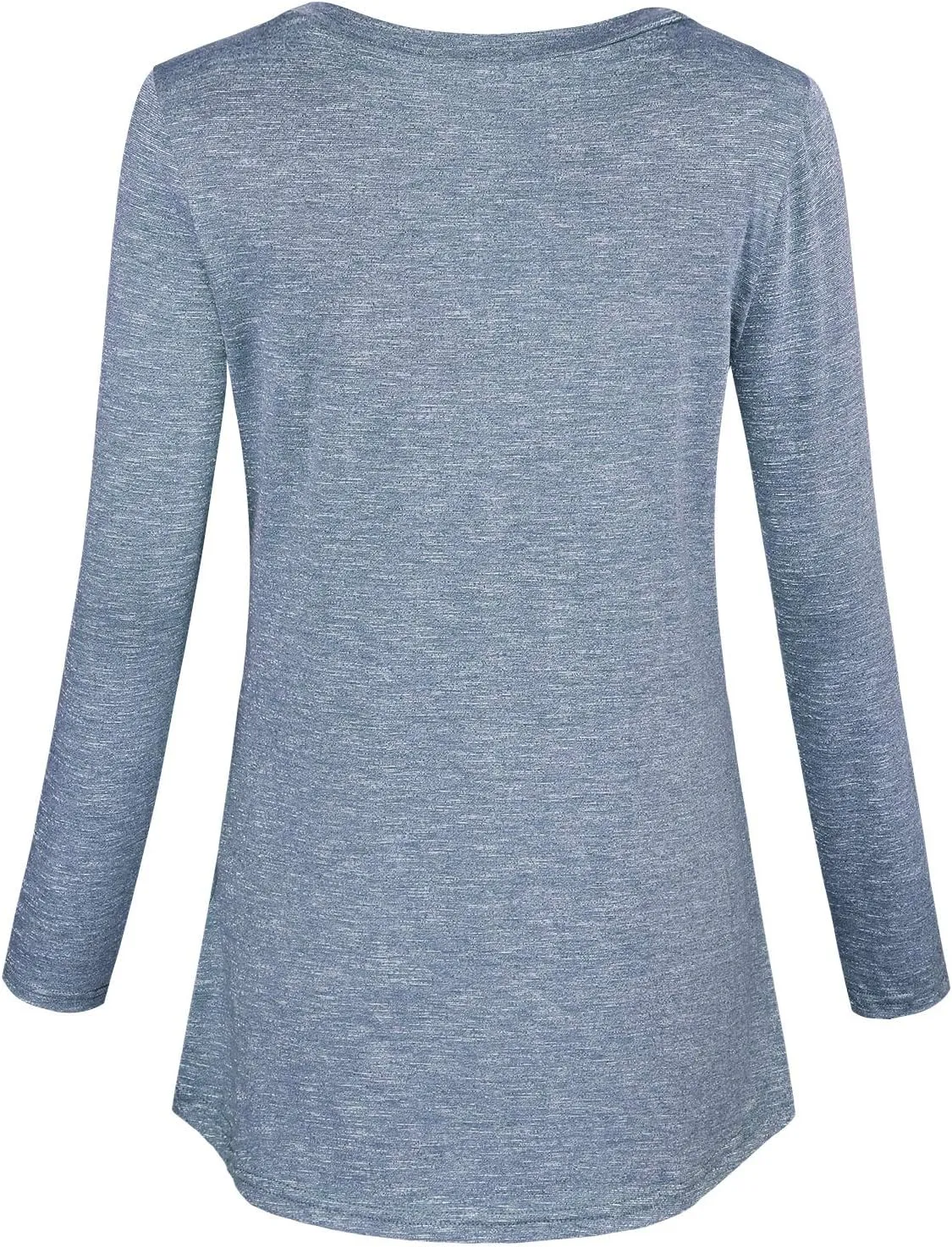 connche Women's Button Side Maternity Tunic Nursing Tops for Breastfeeding