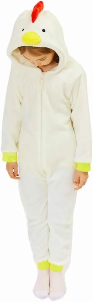 COSUSKET Kids Snug Fit Flannel Brown Bear Costume Animal Onesie Pajamas for Boys Girls Gifts