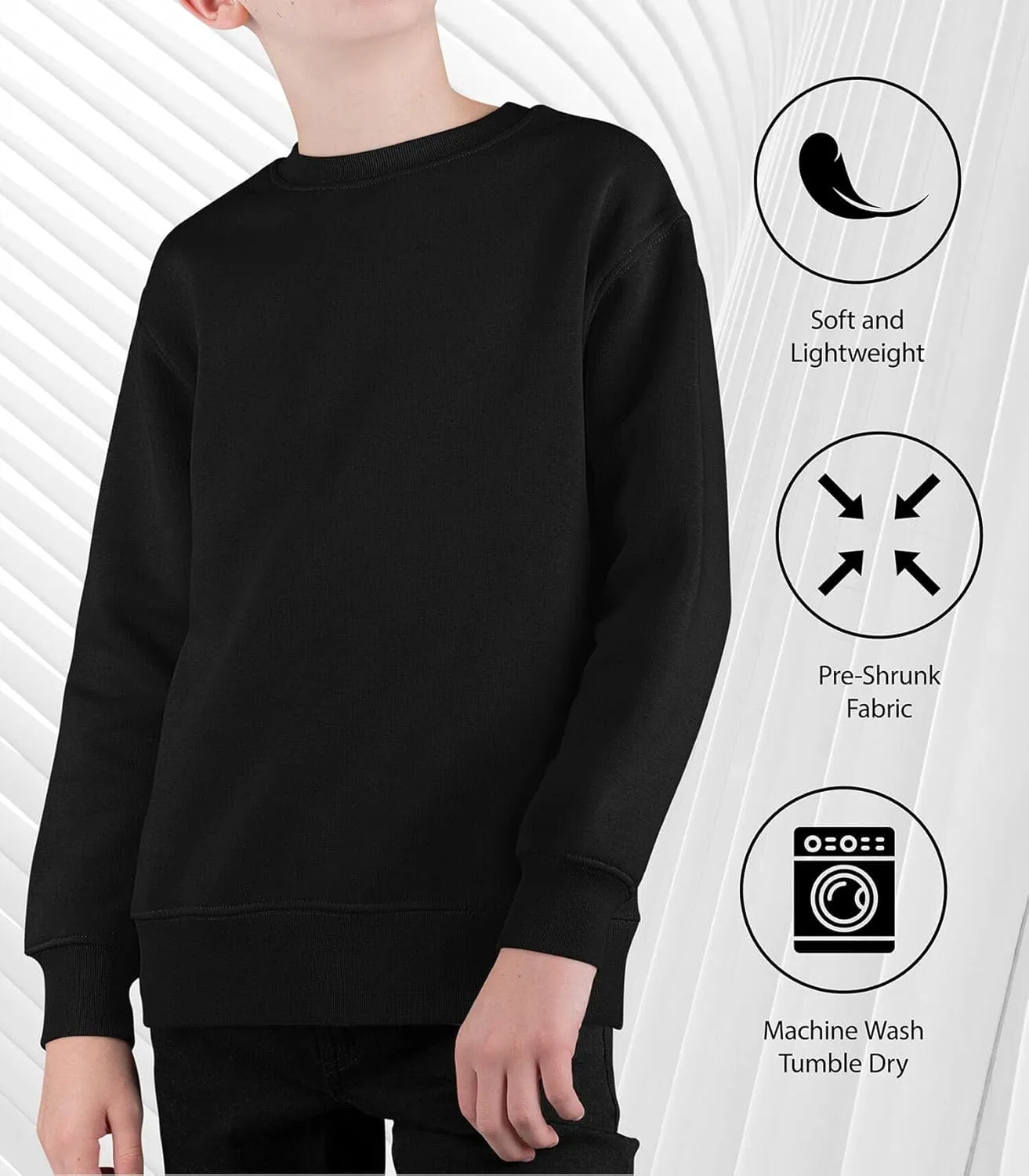 Disney Mickey, Mickey, Mickey Mouse - Youth Crewneck Fleece Sweatshirt