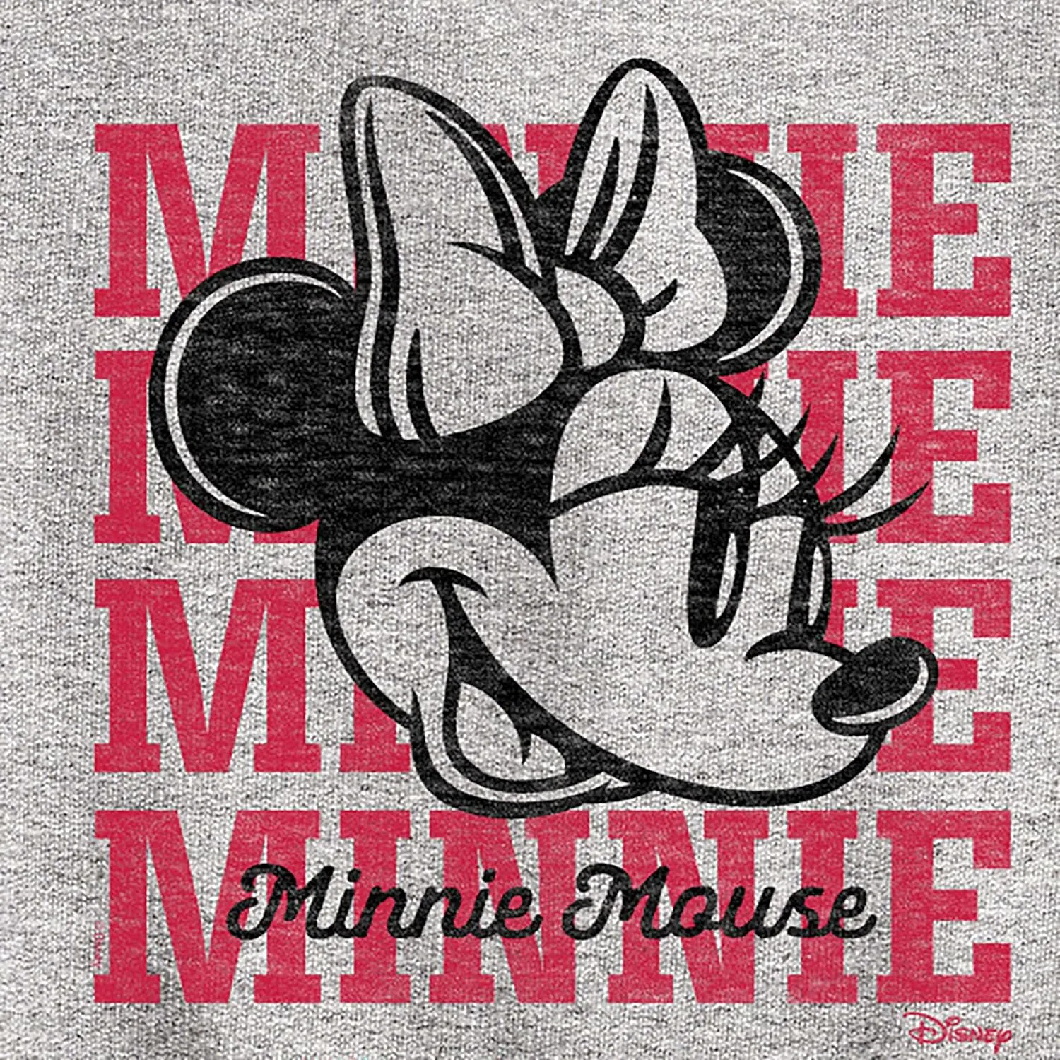 Disney Minnie, Minnie, Minnie Mouse - Youth Crewneck Fleece Sweatshirt