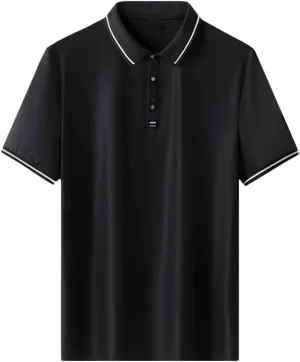 Dvbfufv Men's Polos Shirt Men's Tactical Quick Dry Shirts Men's Sports Jogging Golf T- Shirt